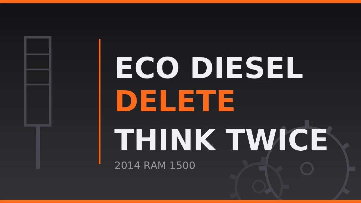 2014 Ram EcoDiesel Delete Kit: What You Should Know First