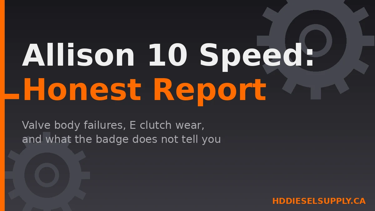 Allison 10 Speed Reliability: The Honest Report