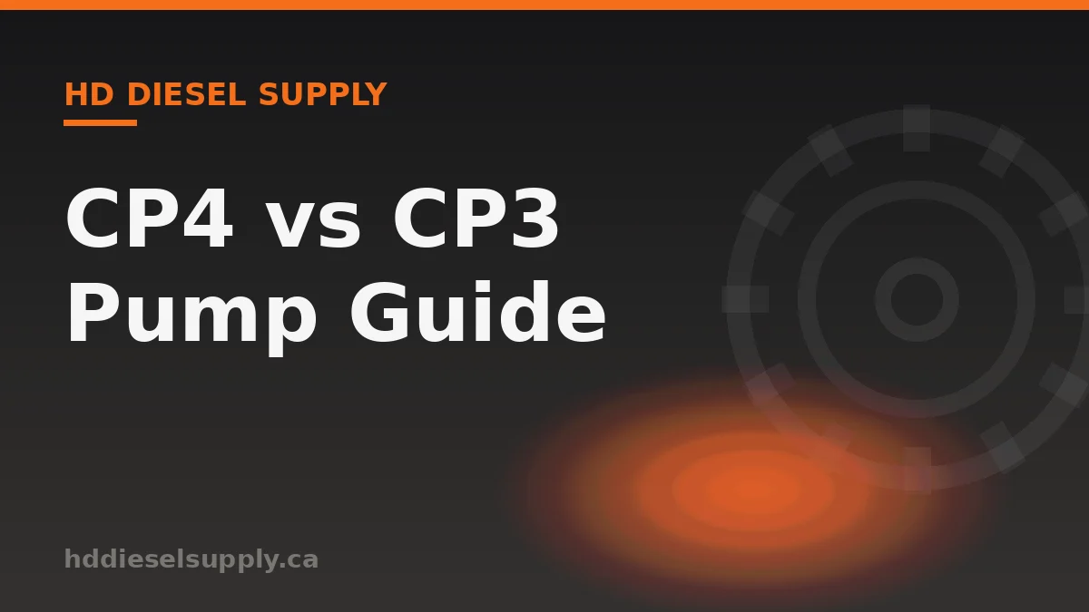 CP4 vs CP3: Which Pump Your Truck Has and Why It Matters