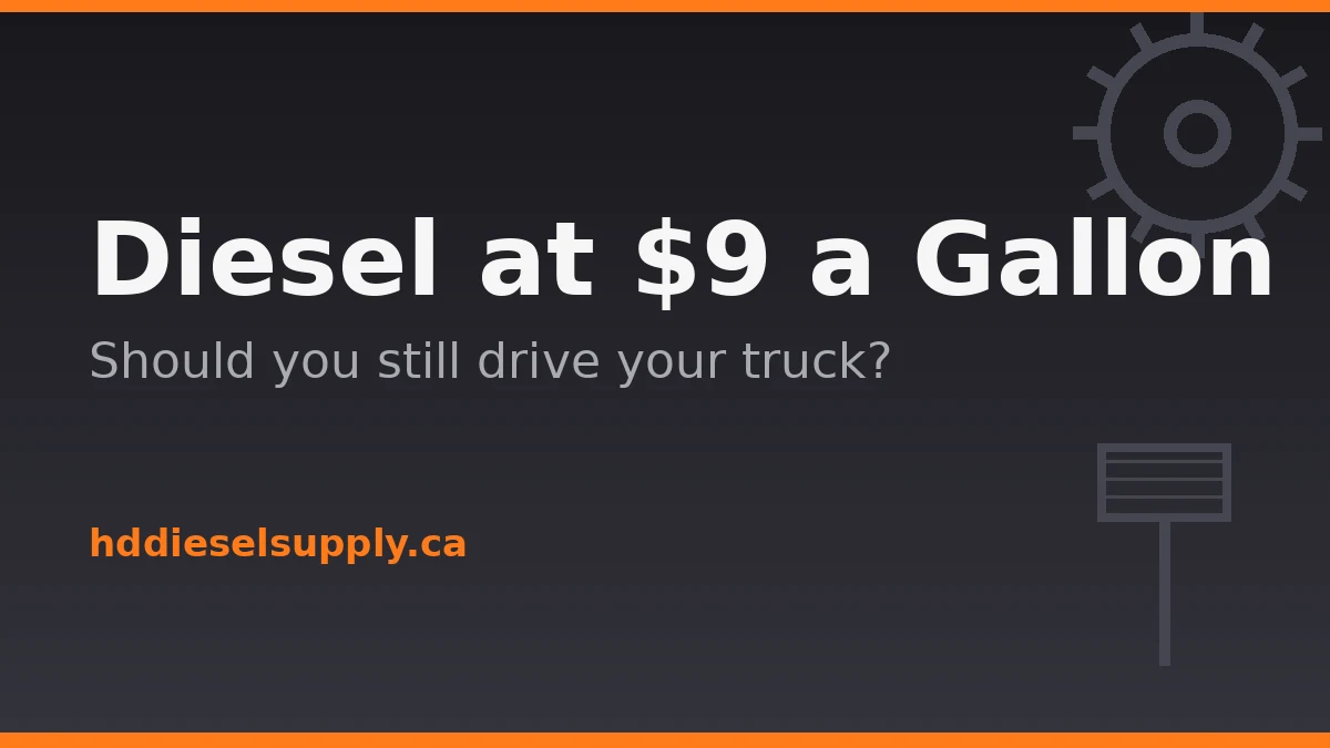 Diesel at $9 a Gallon: Should You Still Drive Your Truck?