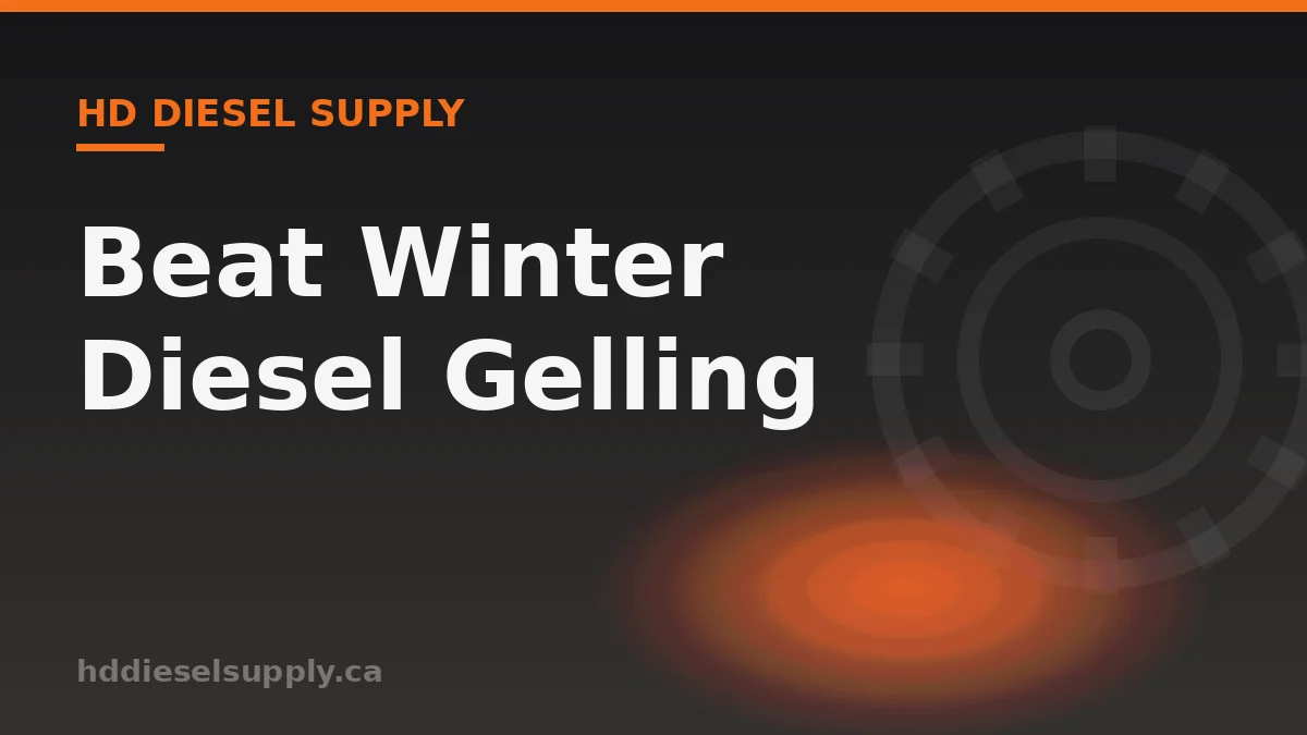 Diesel Fuel Gelling: How It Happens and How to Beat It