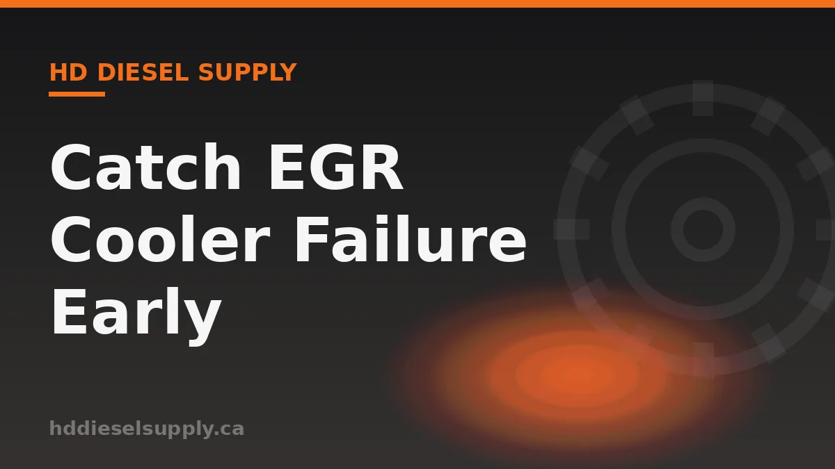 EGR Cooler Failure Symptoms: Test It Before It Hydrolocks