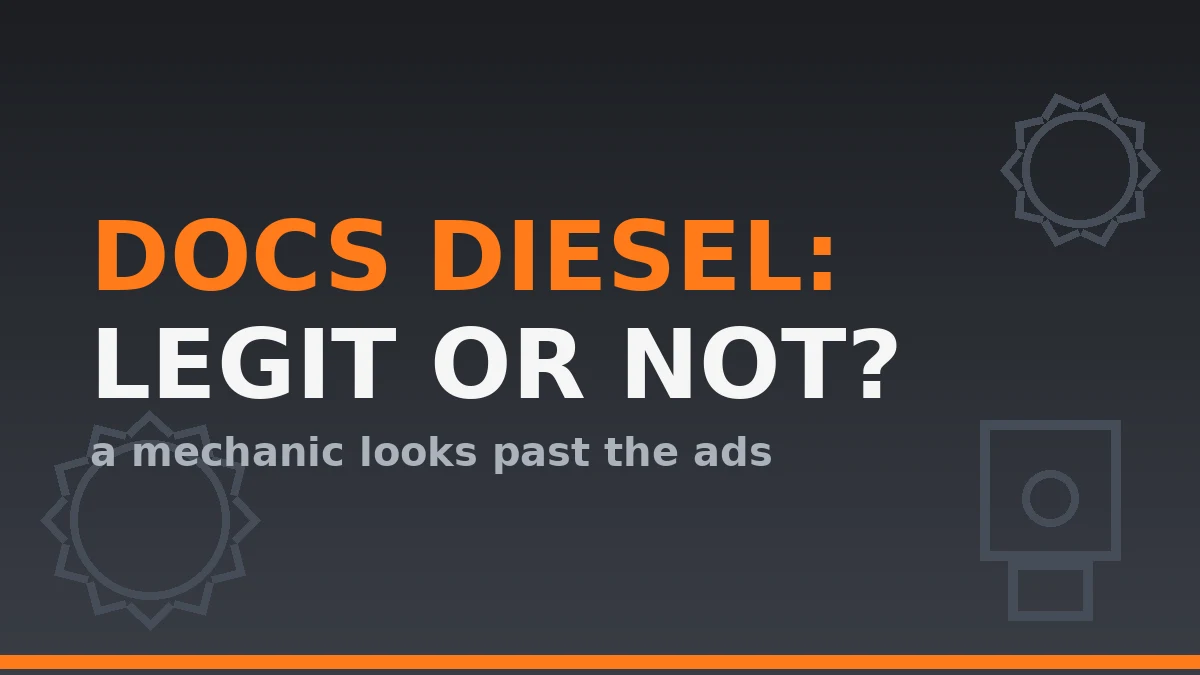Is Doc's Diesel Any Good? A Mechanic Looks Past the Ads