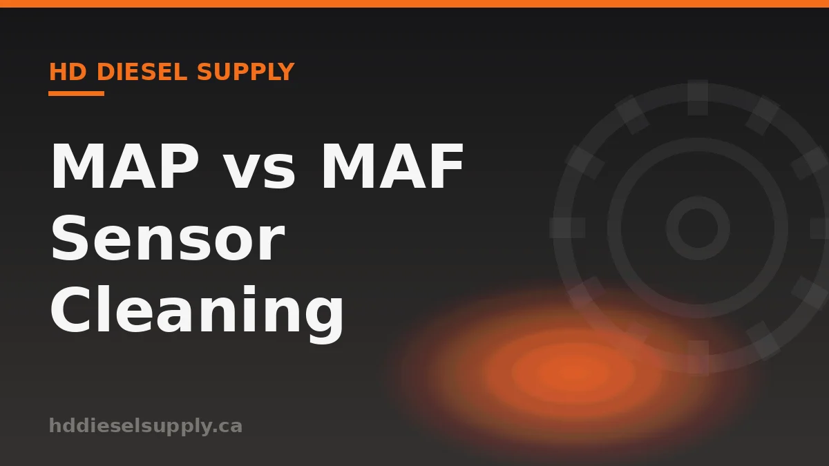 MAP vs MAF Sensor on a Diesel: Clean, Test, Stop Guessing