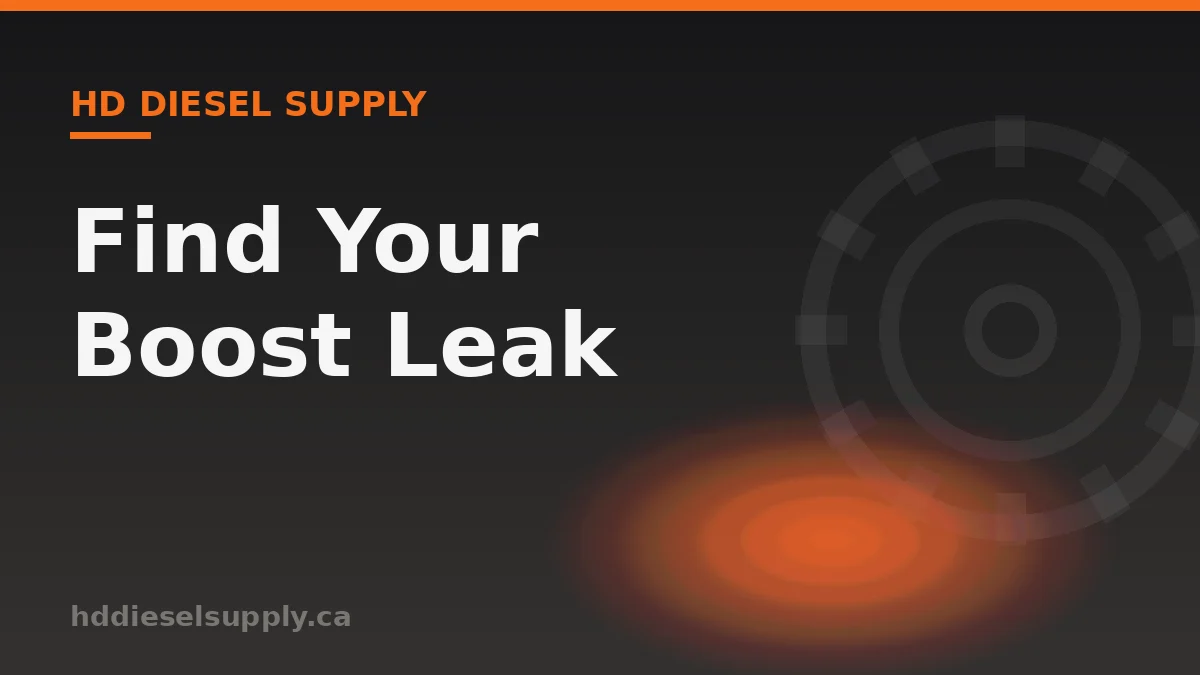 Turbo Boost Leak Symptoms: 5 Signs and the Driveway Fix