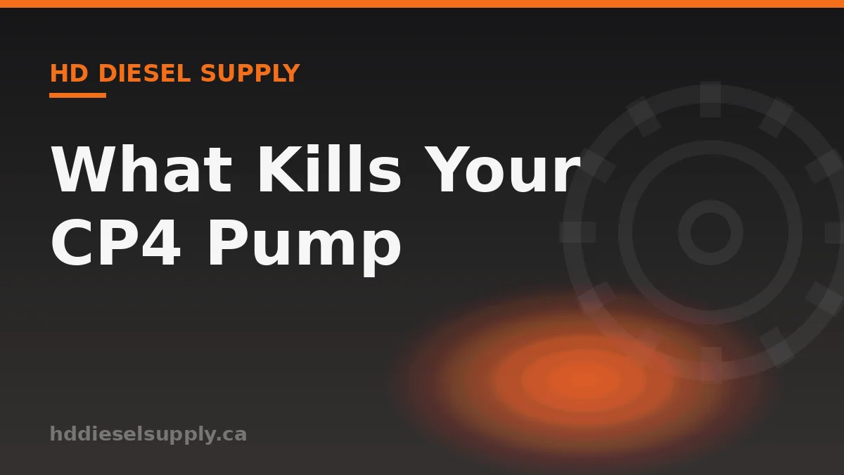 What Kills a CP4 Pump? Causes, Cost, and How to Protect It